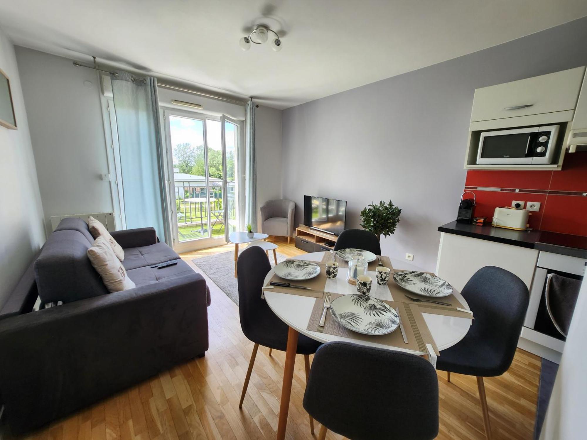 Appartement, Balcon, Parking, 5' Disneyland Montevrain Bagian luar foto